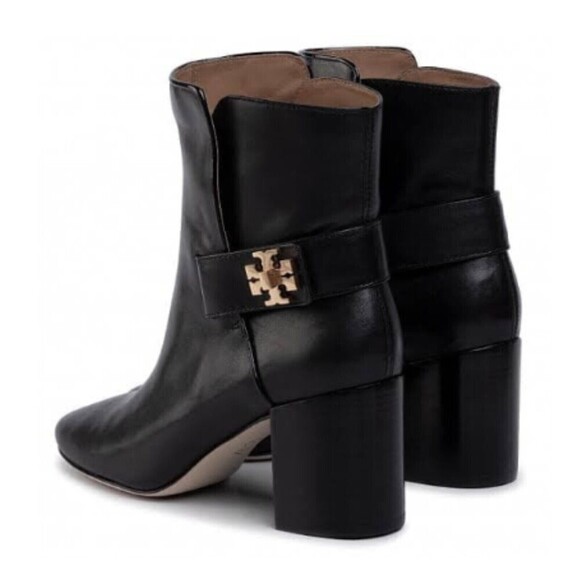 TORY BURCH Kira 70MM Booties Women's Boots Black Patent Leather 6.5 EUC - Picture 3 of 15